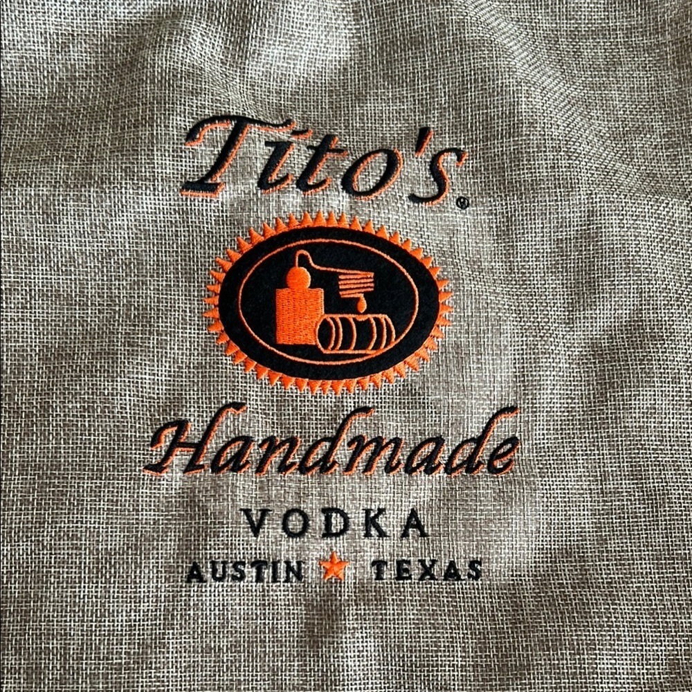 Tito's Vodka Drawstring Knapsack Backpack Bag - B… - image 3